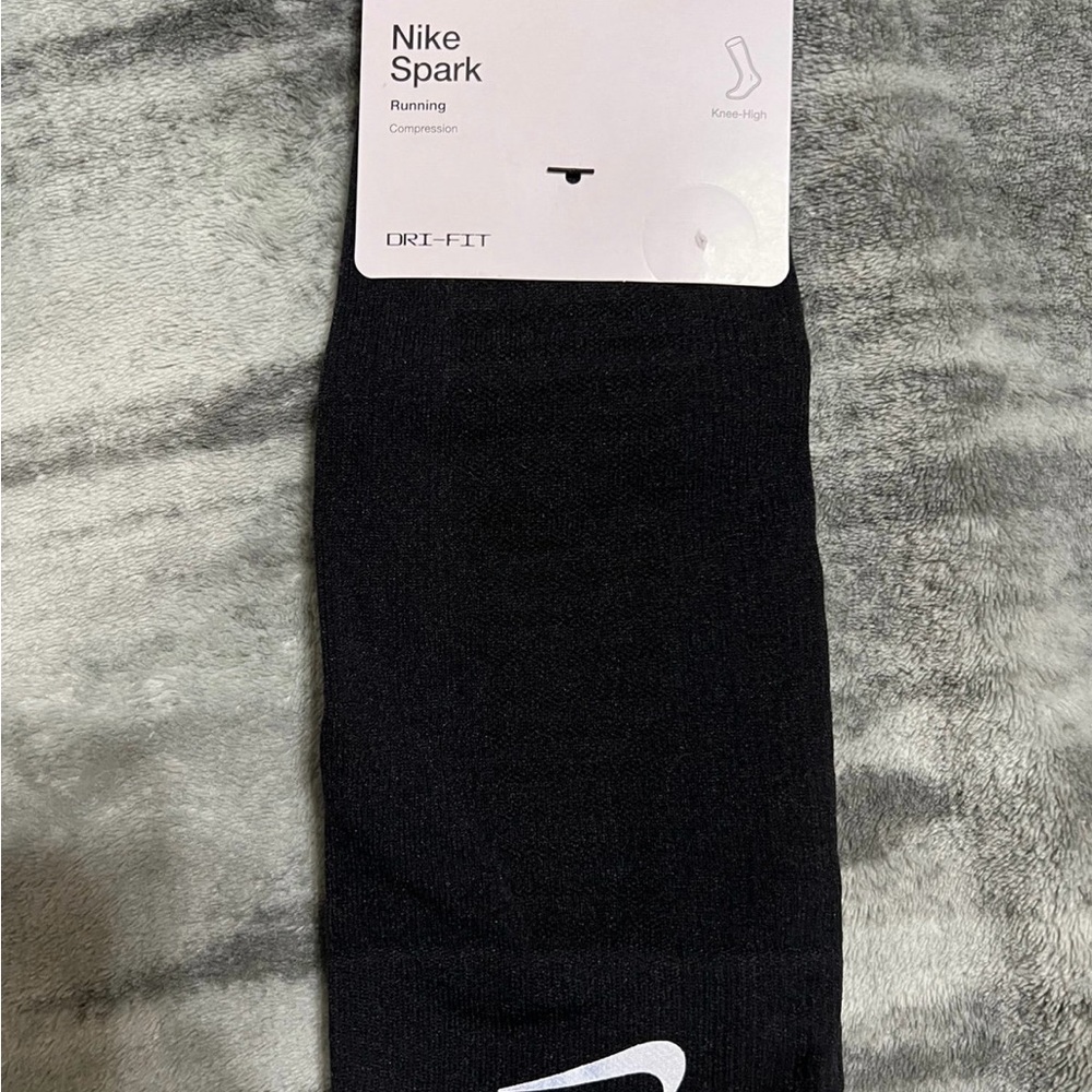 Nike Spark Black Running Compression Socks